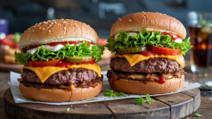 picture of two burgers