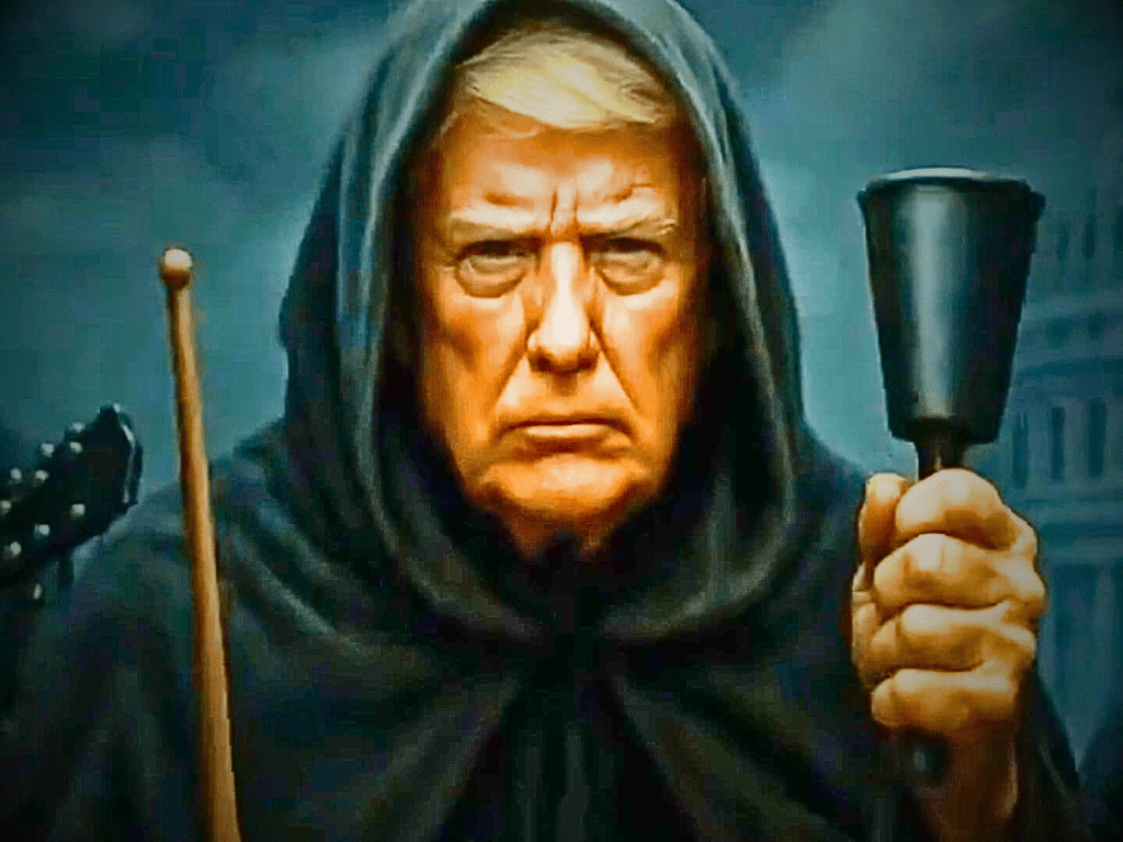 donald trump as the grim reaper video