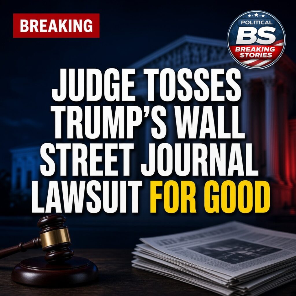 Judge tosses Trump's Wall Street Journal lawsuit for good