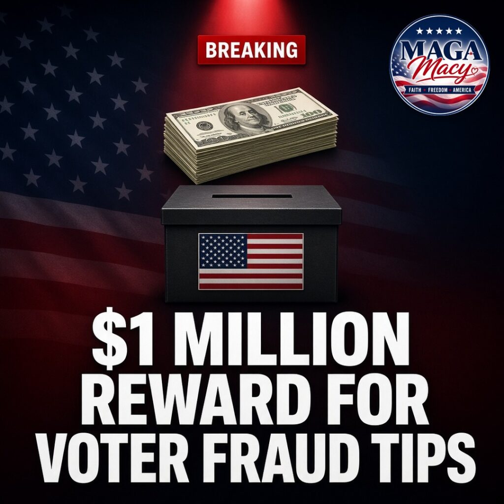 $1 million reward for voter fraud tips