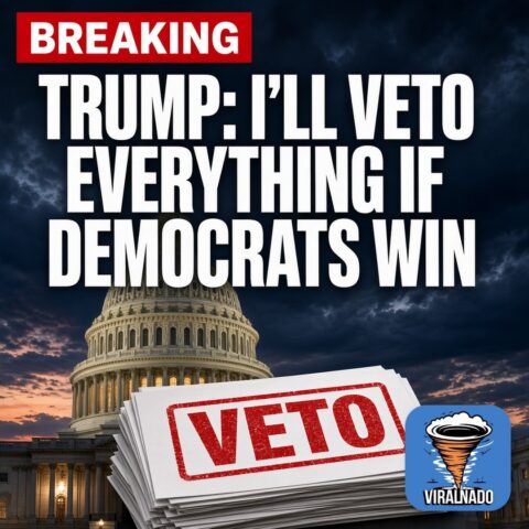 Breaking: Trump says he will veto everything if Democrats win